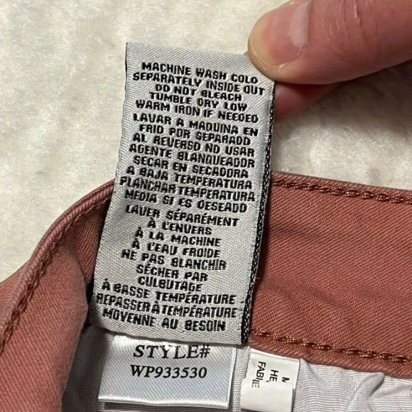 Royalty For Me Tan Womens Ankle High Rise Stretch Pants Size 16 - Picture 8 of 12